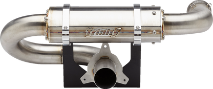 TRINITY RACING Center Exit Slip-On Muffler - Without Tip TR-4184S