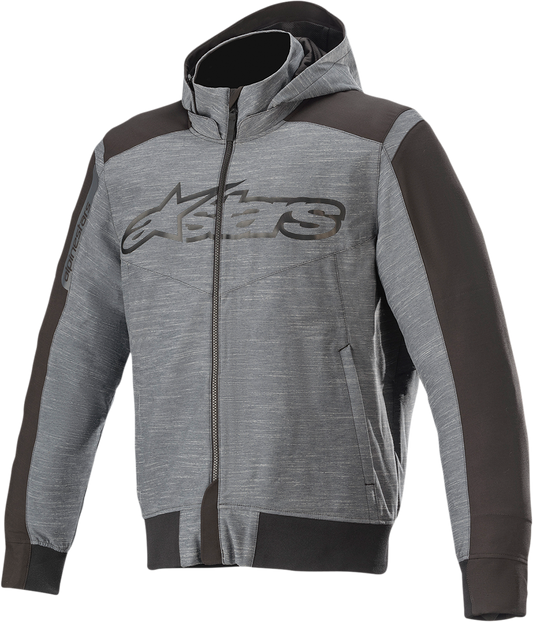 Sudadera con capucha ALPINESTARS Rhod Windstopper - Gris/Negro - Mediana 4200420-9121-M