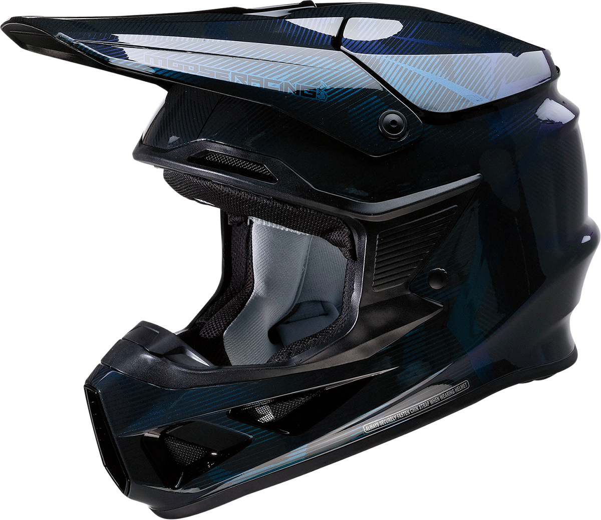 Casco MOOSE RACING FI - Agroid Camo - MIPS® - Azul iridiscente - Pequeño 0110-7753