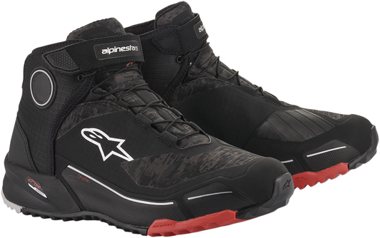 Zapatos ALPINESTARS CR-X Drystar - Camuflaje negro/Rojo - US 14 261182099314 
