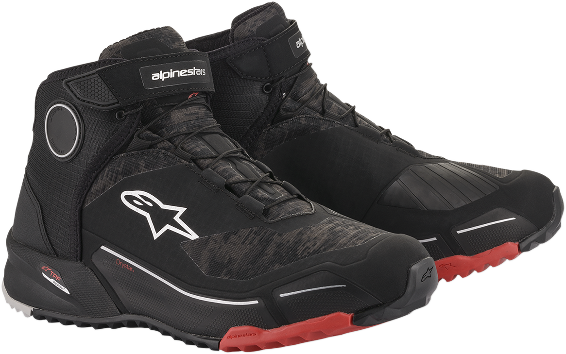 ALPINESTARS CR-X Drystar® Shoes - Black Camo/Red - US 13 261182099313