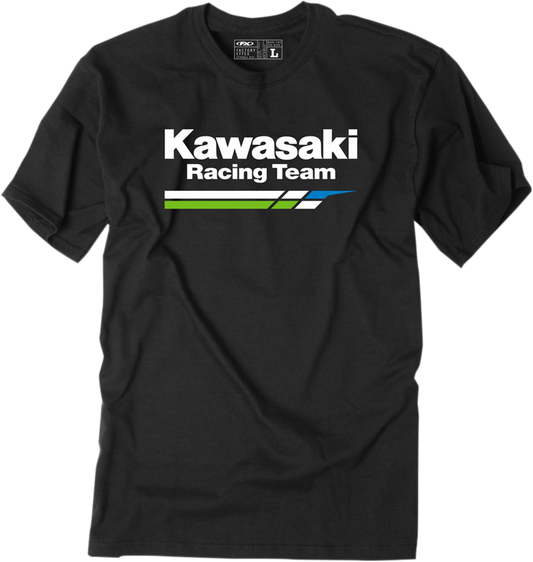 Camiseta FACTORY EFFEX Kawasaki Racing - Negra - XL NO GRANDE K LOGO 18-87106 