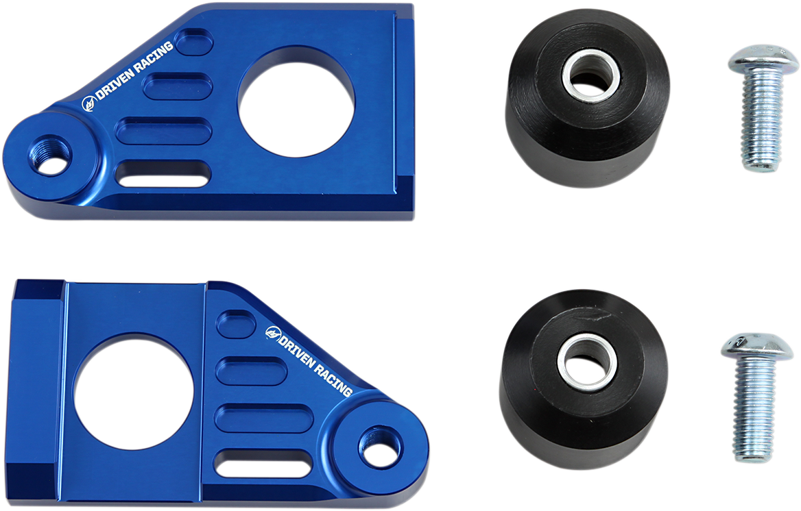 DRIVEN RACING Axle Block Sliders - Suzuki - Blue DRAX-119-BL