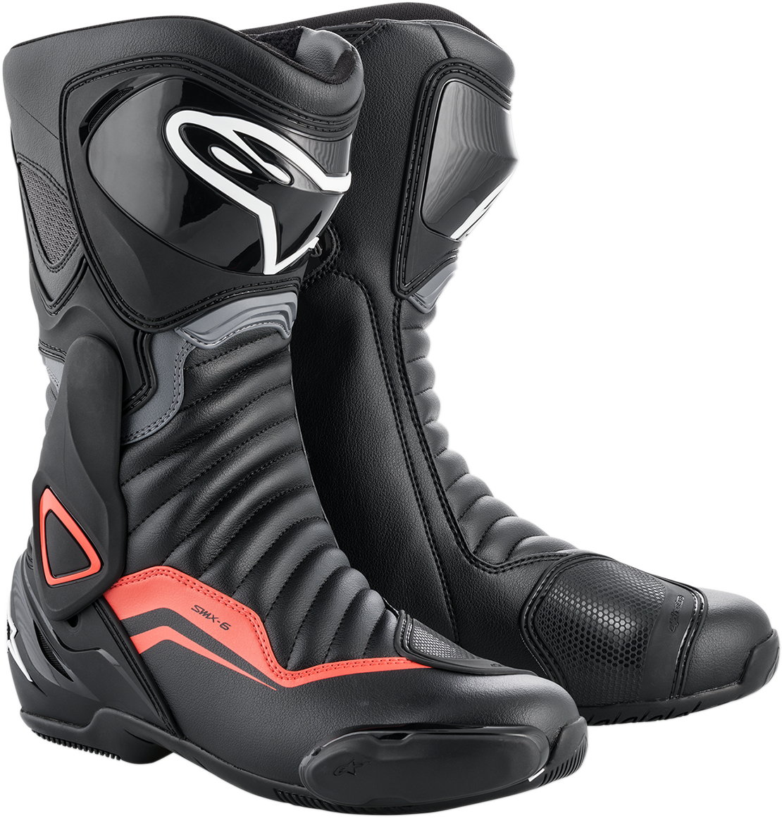 ALPINESTARS SMX-6 v2 Boots - Black/Gray/Red - US 12 / EU 47 2223017-1130-47