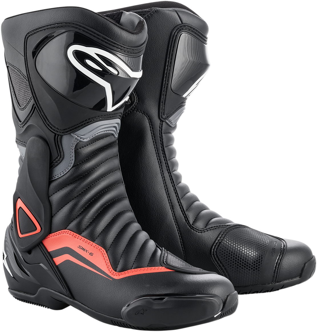 ALPINESTARS SMX-6 v2 Boots - Black/Gray/Red - US 13.5 / EU 49 2223017-1130-49