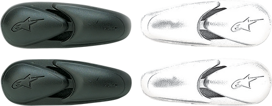 ALPINESTARS Flexible Toe Sliders - White 25SLITECH-BI