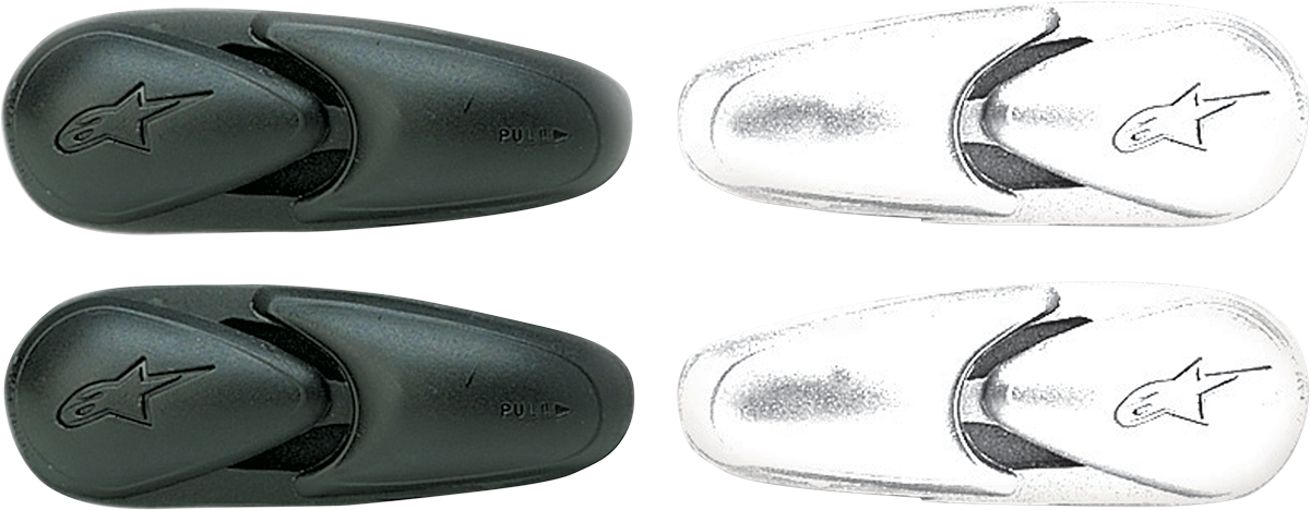 ALPINESTARS Flexible Toe Sliders - White 25SLITECH-BI