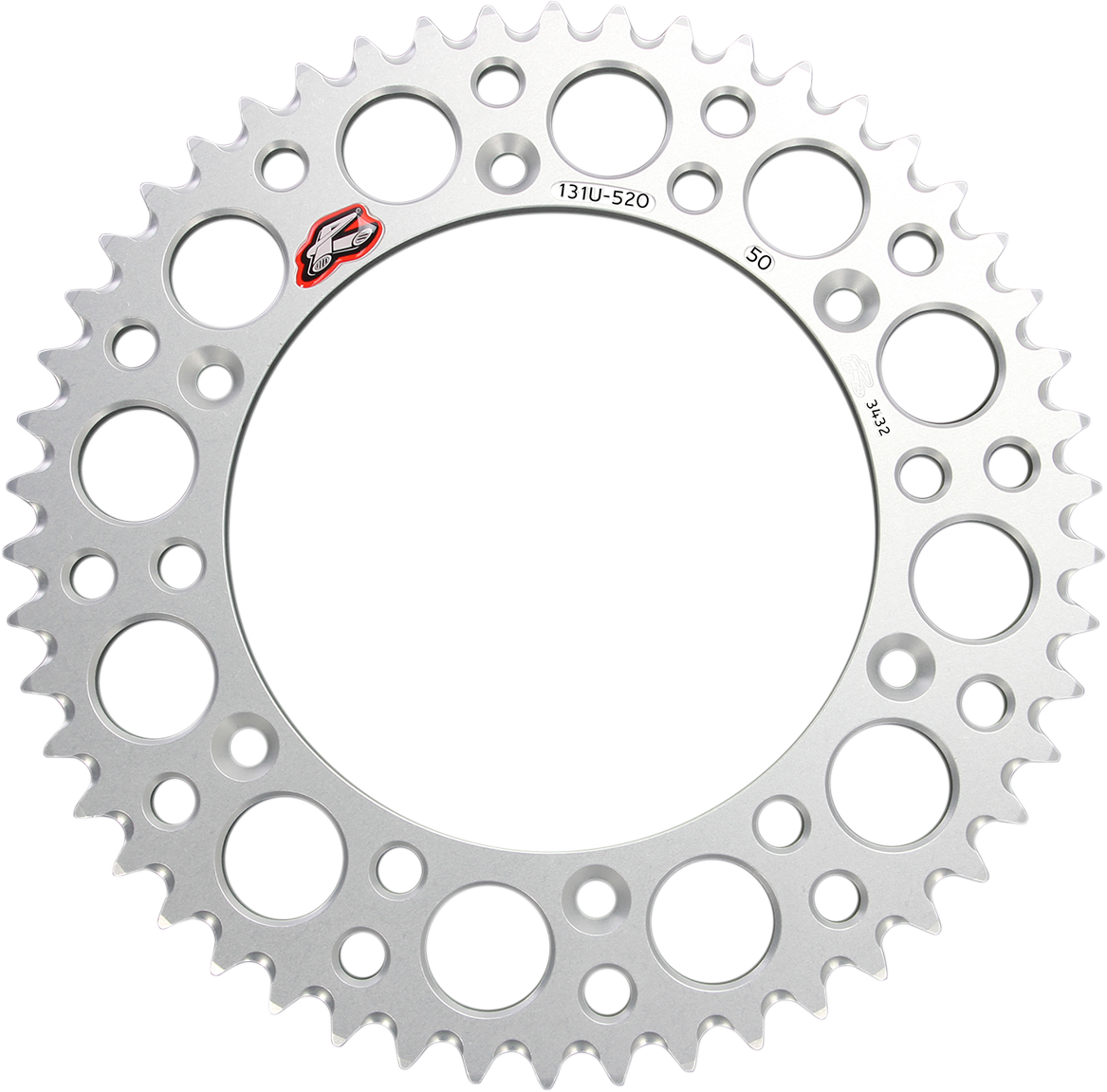 RENTHAL Sprocket 50 Tooth YZ 125/250 1980-1998 131U-520-50GBSI