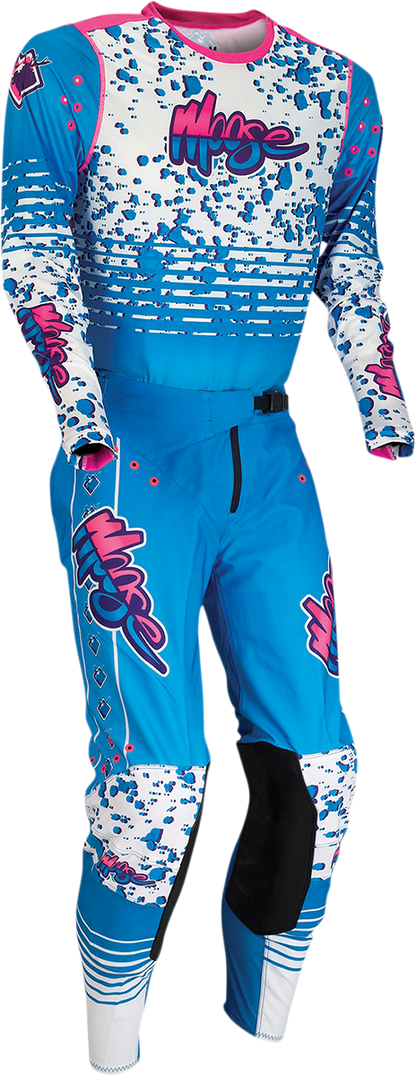 MOOSE RACING Agroid Jersey - Blue/Pink/White - Small 2910-6386