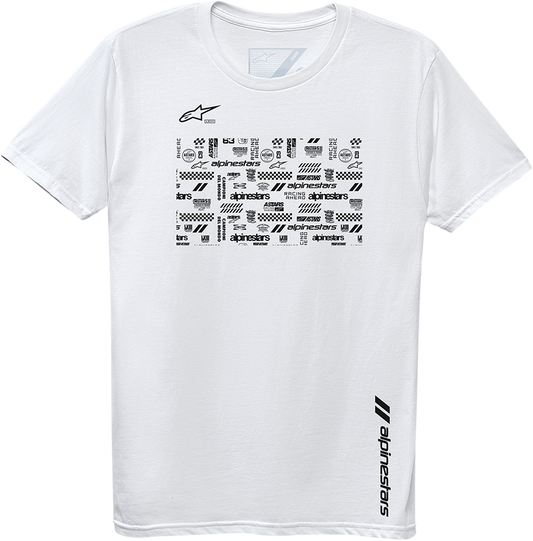 ALPINESTARS Chaotic T-Shirt - White - 2XL 123072109202X