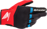 ALPINESTARS Honda Copper Gloves - Black/Bright Red/Blue - Large 3568321-1317-L