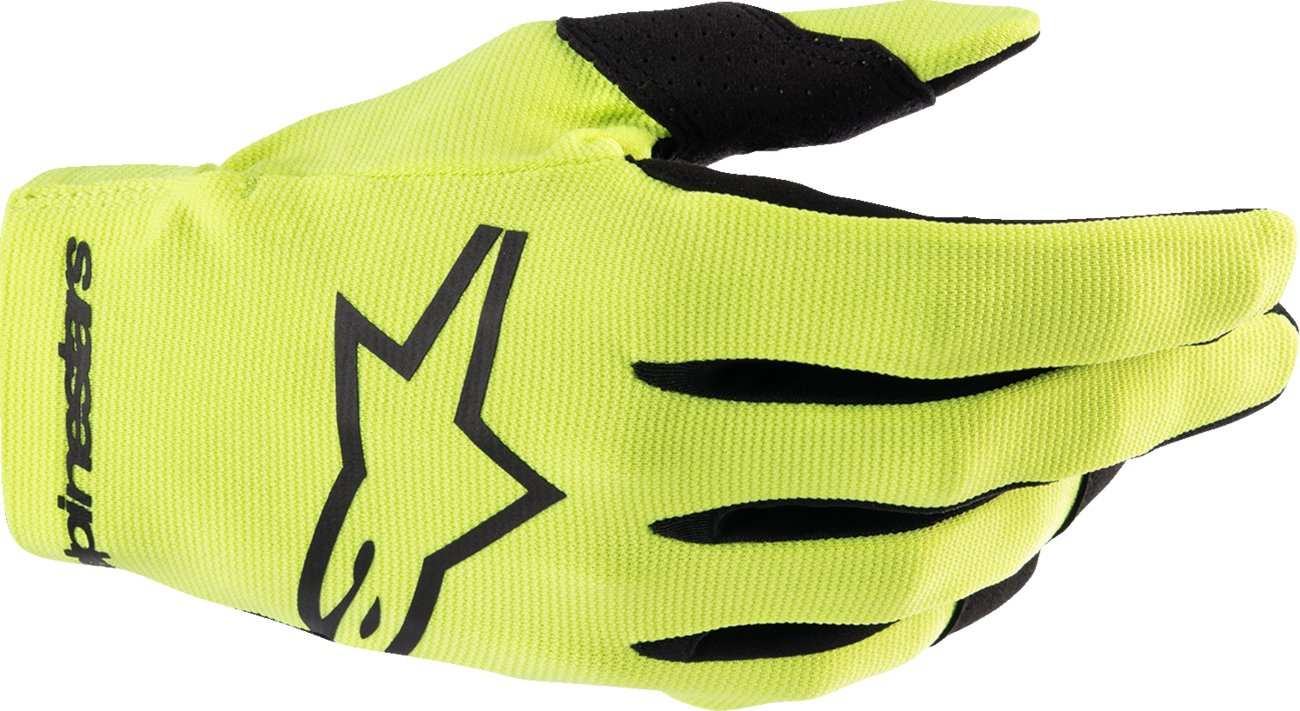 ALPINESTARS Radar Gloves - Fluo Yellow/Black - 2XL 3561824-551-2X