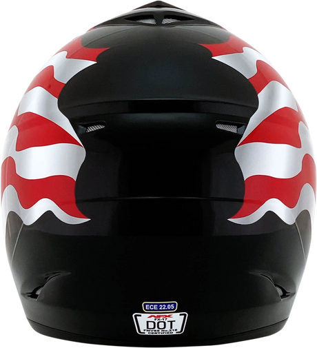 AFX FX-17 Helmet - Flag - Black - 3XL 0110-7631