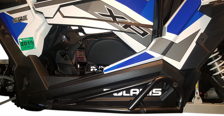 MOOSE RACING Nerf Bars - Black - RZR 2-Seater 1004-BK