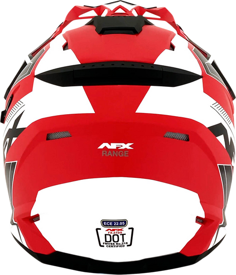 AFX FX-41 Helmet - Range - Matte Red - Medium 0140-0067