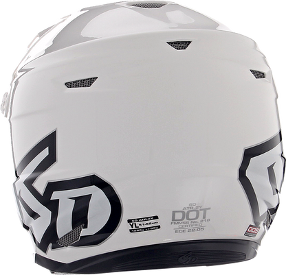 6D ATR-2Y Helmet - Gloss White - Medium 11-5611