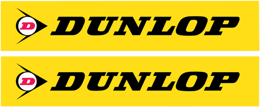 FACTORY EFFEX FX Swingarm Sticker - Dunlop - Yellow 02-7065