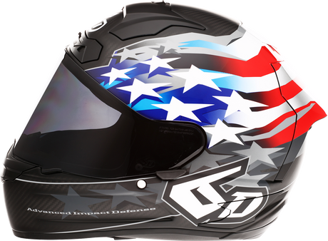 6D ATS-1R Helmet - Patriot - Red/White/Blue - Small 30-0695