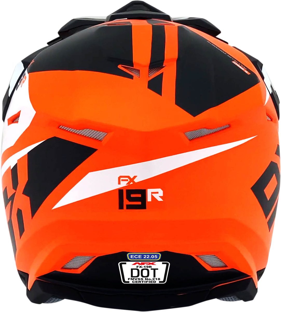 Casco AFX FX-19R - Racing - Naranja mate - Mediano 0110-7084 