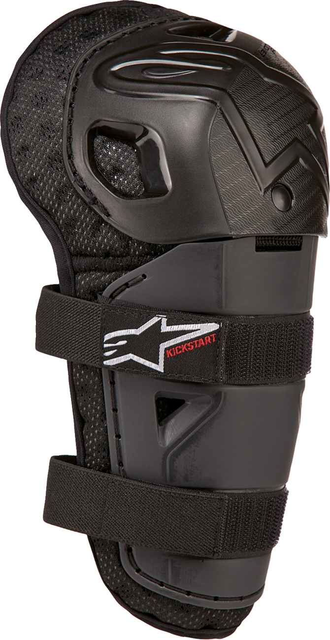 ALPINESTARS Youth Bionic Action Kickstart Guards - Rodilla - Negro/Rojo 6540724-13-OS 