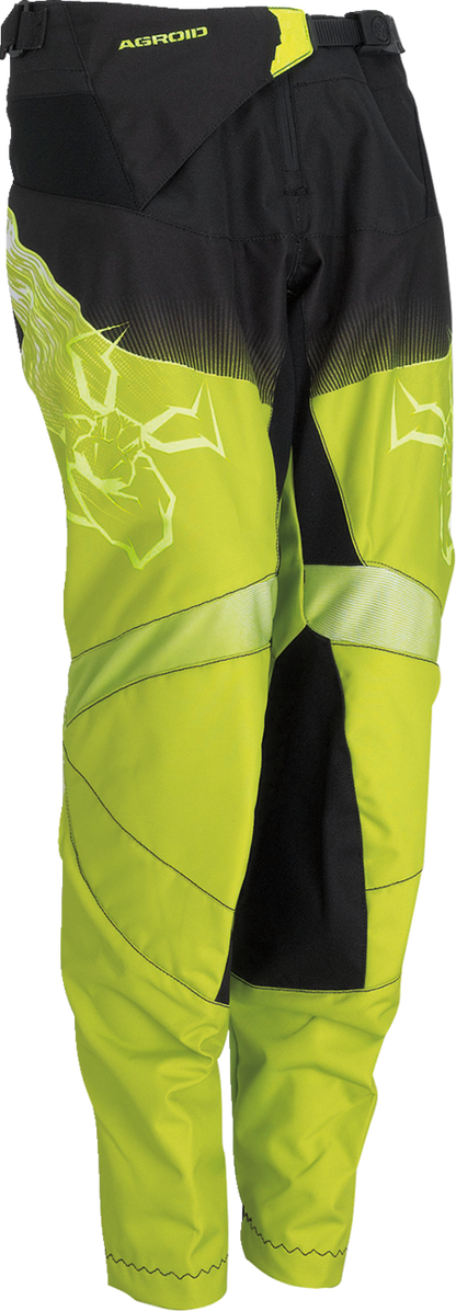 MOOSE RACING Youth Agroid Pants - Hi-Vis/Black - 28 2903-2284