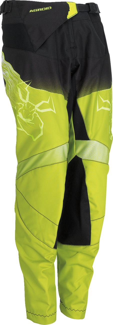 MOOSE RACING Youth Agroid Pants - Hi-Vis/Black - 22 2903-2281