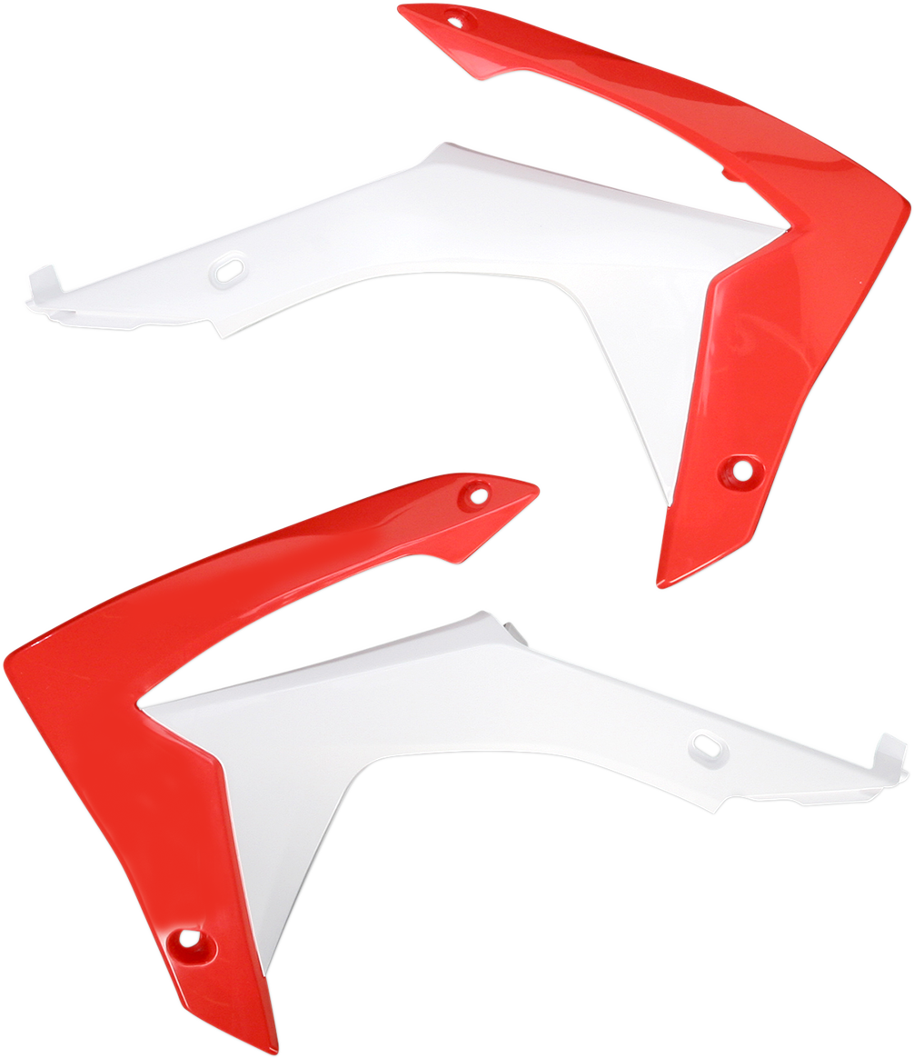 Protectores de radiador ACERBIS - Blanco/Rojo 2314371030