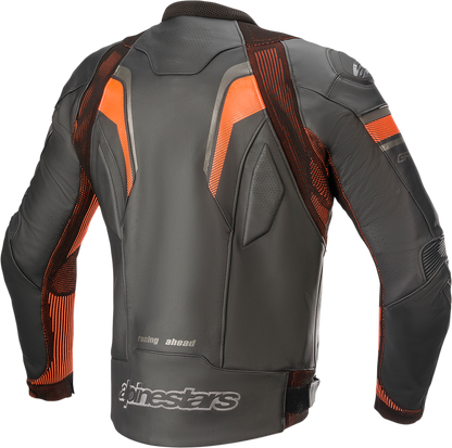 ALPINESTARS GP Plus R v3 Rideknit® Leather Jacket - Black/Red Fluo - US 46 / EU 56 3100321-1030-56