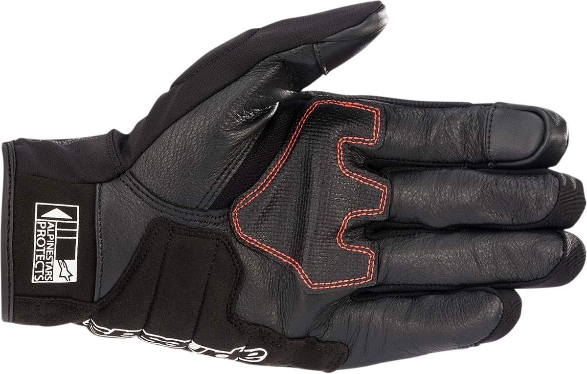 ALPINESTARS Honda SMX Z Drystar® Gloves - Black/Bright Red - Medium 3527321-1303-M