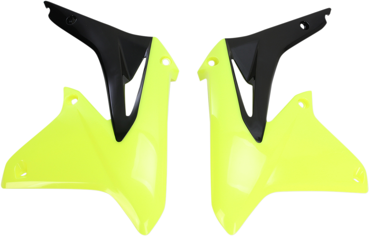 Protectores de radiador ACERBIS - Amarillo fluorescente/Negro 2113865137