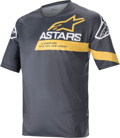 Camiseta ALPINESTARS Racer V3 - Gris/Amarillo - XL 1762922-1619-XL 
