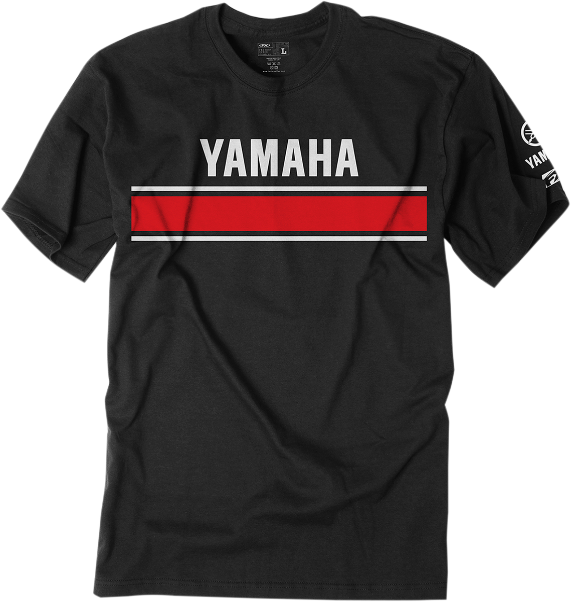 FACTORY EFFEX Yamaha Retro T-Shirt - Black - XL 20-87206