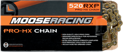 MOOSE RACING 520 RXP - Pro-MX Chain - Gold - 112 Links M574-00-112