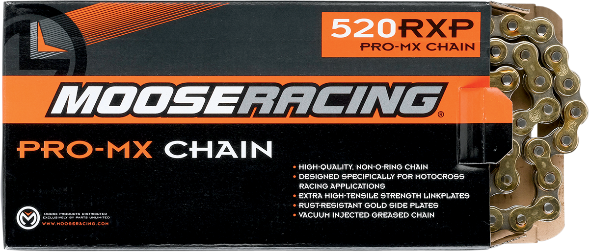 MOOSE RACING 520 RXP - Cadena Pro-MX - Oro - 96 eslabones M574-00-96 