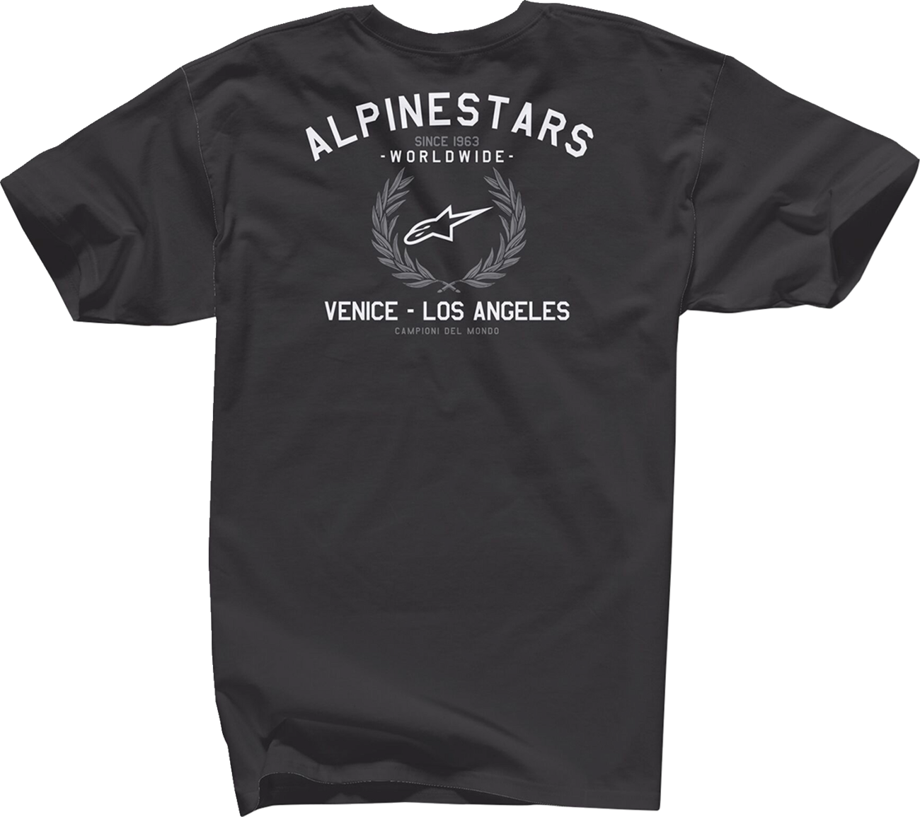 Camiseta ALPINESTARS Corona - Negro - Mediana 12137258010M 