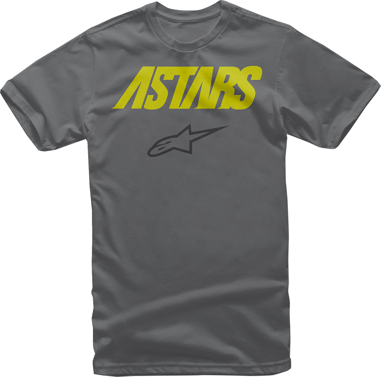 ALPINESTARS Angle Combo T-Shirt - Charcoal/Fluo Yellow - XL 1119-7200018-XL