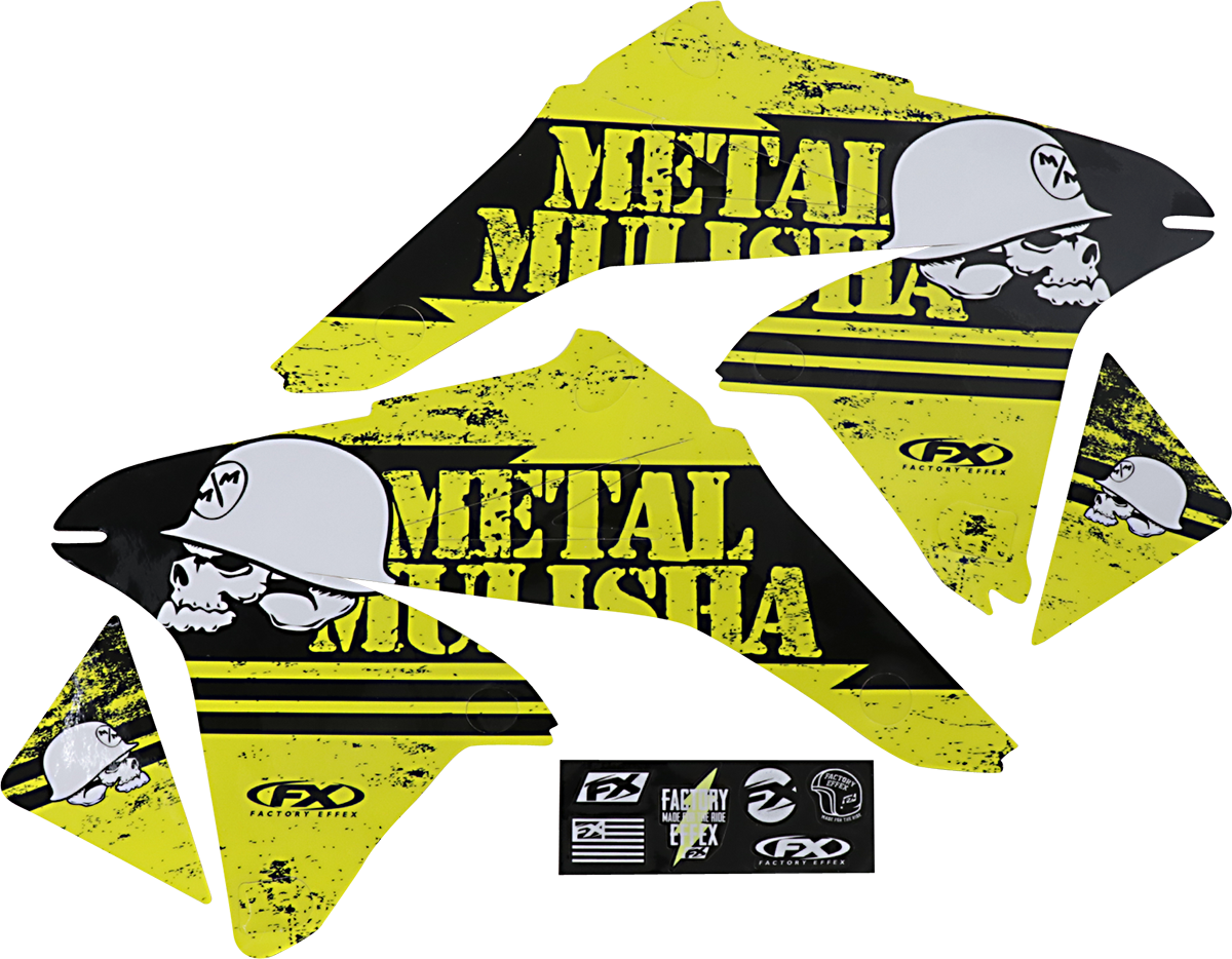 Kit de gráficos FACTORY EFFEX Metal Mulisha - Suzuki 23-11424 