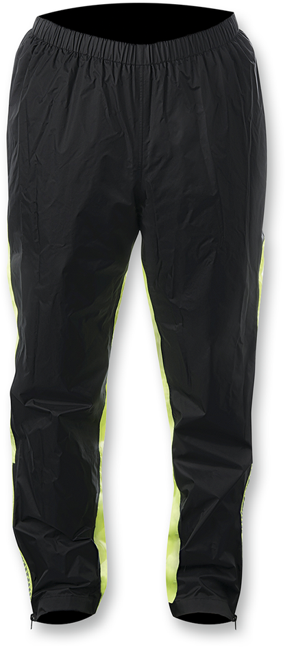 Pantalones de lluvia ALPINESTARS Hurricane - Negro - Mediano 3224617-10-M 