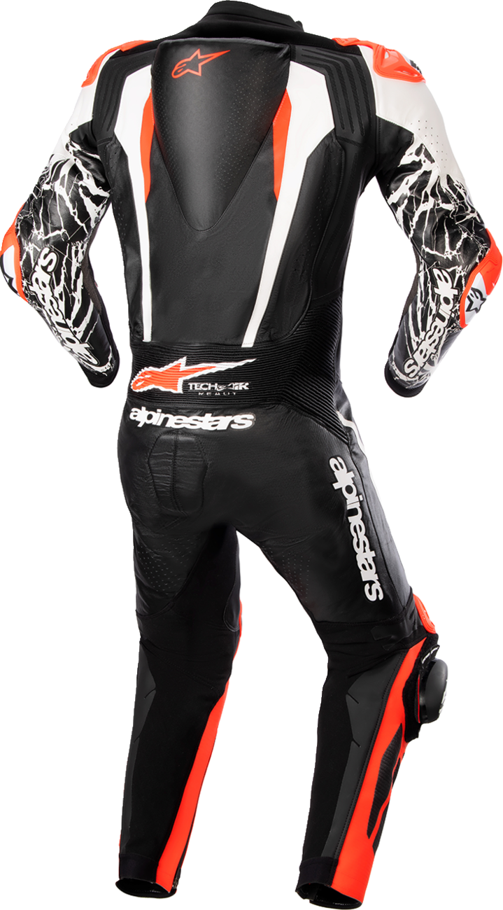 ALPINESTARS Racing Absolute v2 Leather Suit - Black/White/Red - US 38 / EU 48 3156323123148