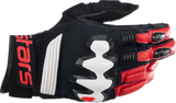 ALPINESTARS Halo Gloves - Black/White/Bright Red - Small 3504822-1304-S