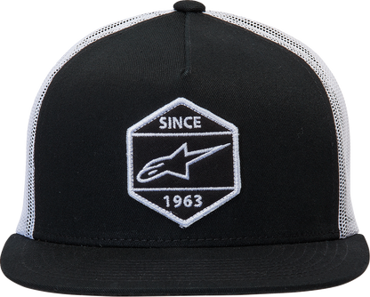 ALPINESTARS Bolt Trucker Hat - Black/White - One Size 1213810141020OS