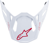 ALPINESTARS Supertech M10 Visor - Dyno - Red/Gloss White 8981319-2180
