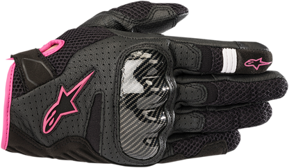 ALPINESTARS Stella SMX-1 Air V2 Gloves - Black/Fuchsia - XL 3590518-1039-XL