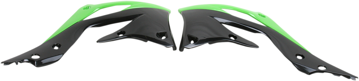 Protectores de radiador ACERBIS - Verde/Negro 2250431089