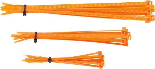 MOOSE RACING Cable Ties - Orange - 30-Pack 303-4682