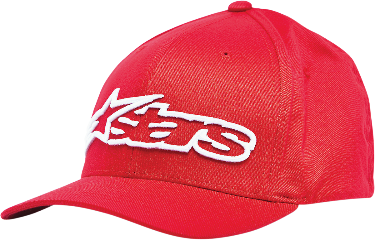 ALPINESTARS Blaze Flexfit Hat - Red/White - Small/Medium 1039810053020SM