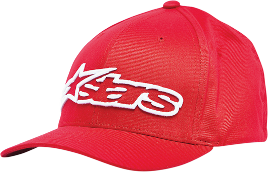 ALPINESTARS Blaze Flexfit Hat - Red/White - Small/Medium 1039810053020SM