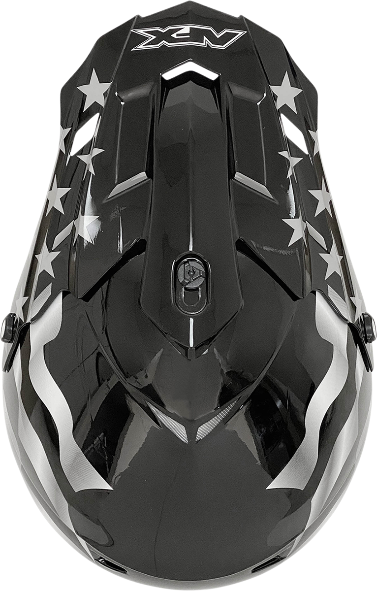 AFX FX-17 Helmet - Flag - Stealth - 2XL 0110-2367