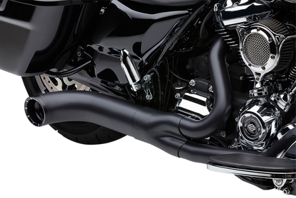 COBRA Turn Out 2-into-1 Exhaust System - Black 6271B-1