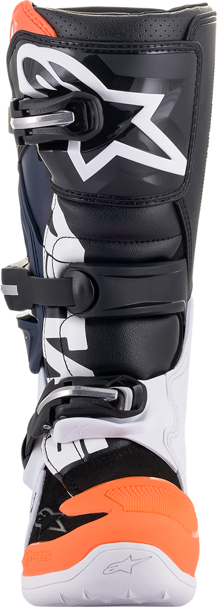 ALPINESTARS Tech 7S Boots - Black/Orange/White - US 2 2015017-1241-2